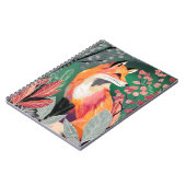 Fuchs Zauberwald Hand-Painted Nature Illustrations ノートブック (左側)