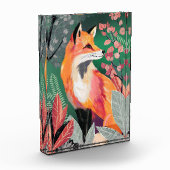 Fuchs Zauberwald Hand-Painted Nature Illustrations フォトブロック (左)