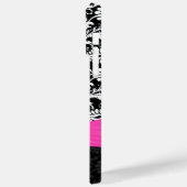 Fuchsiホワイト任意の色のダマスク印刷結晶 Case-Mate iPhoneケース (裏面 / 左)