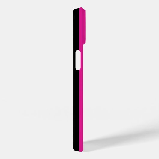 Fuchsia and black candy stripes Case-Mate iPhoneケース (裏面 / 右)