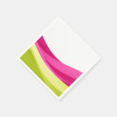 Fuchsia and Lime Green  スタンダードカクテルナプキン (角)