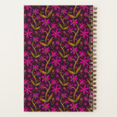 Fuchsia | Dancing Watercolor Daisies ノートブック (裏面)