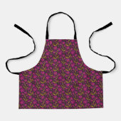Fuchsia | Dancing Watercolor Daisies Kids Apron エプロン (正面)