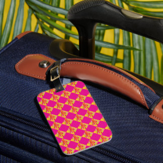 Fuchsia Diamond Luggage Tag ラゲッジタグ