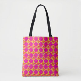 Fuchsia Diamond Tote Bag トートバッグ
