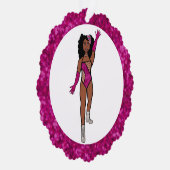 Fuchsia & Diamonds Dancer Ornament Card A オーナメントカード (右)