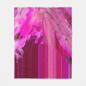 Fuchsia fantasy フリースブランケット (正面)