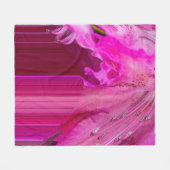 Fuchsia fantasy フリースブランケット (正面(横))