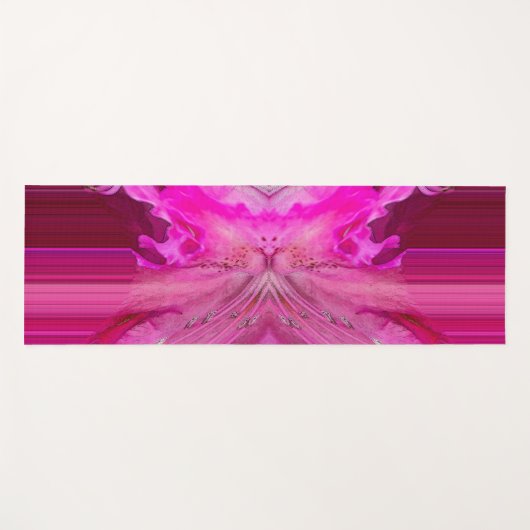 Fuchsia fantasy ヨガマット (正面(横))
