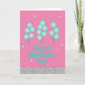 Fuchsia Field Mothers Day Card カード (正面)