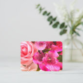 Fuchsia Florals Enclosure Card エンクロージャーカード (スタンド正面)