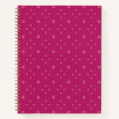 Fuchsia | Golden Zinnia Sun ノートブック (正面)