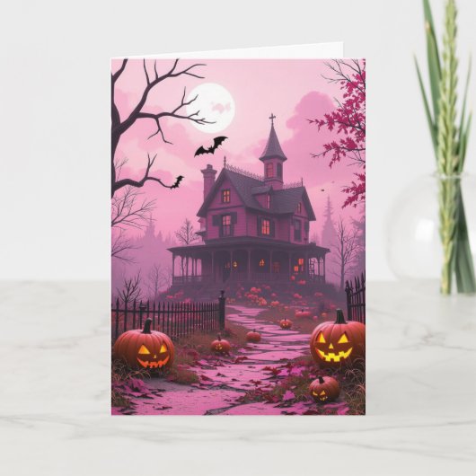 Fuchsia halloween mansion カード (正面)