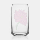 Fuchsia Pink Flower with blue background Tote ガラス缶 (裏面)