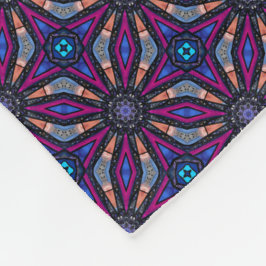 Fuchsia Stargazer フリースブランケット