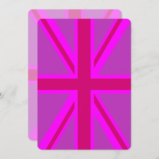 Fuchsia Union Jack (正面/裏面)