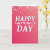 Fuchsia Valentine Glitter Texture Card カード (黄色い花)