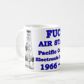 Fuchuの空中撮影点の日本1966-68マグ コーヒーマグカップ (正面左)