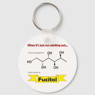 Fucitolのオーガニックな分子 キーホルダー
