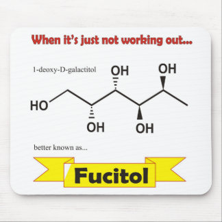 Fucitolのオーガニックな分子 マウスパッド