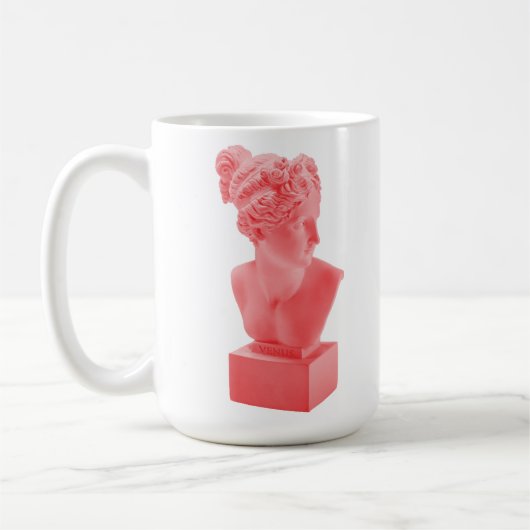 Fucsia Venus Bust コーヒーマグカップ (左)