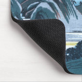 Fudesute山の日本語Ukiyo-e マウスパッド (コーナー)