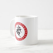 Fudo Myo-O Sanskrit character / 不動明王 梵字 カーン コーヒーマグカップ (正面左)