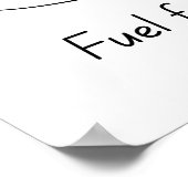 Fuel for the Hstle – ポスタやる気を起こさせるー ポスター (角)