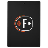 FUEL Racing Leagueブラック クリップボード (裏面)