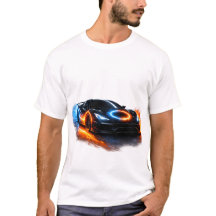 Fuel the Fire Neon Sports Car