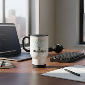 Fuel Your Brain Coding Addict Developer トラベルマグ