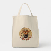 Fuel Your Day – Coffee Power Tee トートバッグ (裏面)