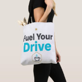 Fuel Your Drive Motivational  - Daily Inspiration  トートバッグ (クローズアップ)