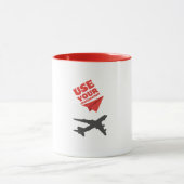 "Fuel Your Impossible" Inspirational Coffee Mug マグカップ (中央)