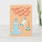 Fueled by Caffeine and Questionable Choices カード (正面)