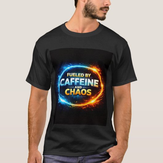 Fueled by Caffeine Men’s T-Shirt  Tシャツ (正面)