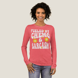 Fueled by Chemo and Sarcasm Funny Chemotherapy Can トライブレンドＴシャツ