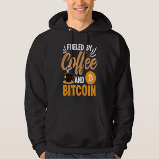 Fueled By Coffee And Crypto Cryptocurrency Blockch パーカ