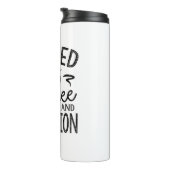 Fueled By Coffee And Radiation タンブラー (回転右)