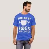 Fueled By Dogs And Coffee DogFriendly Cafe Owner g Tシャツ (正面フル)