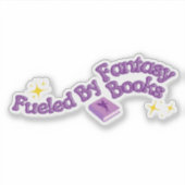 Fueled By Fantasy Books シール (正面)