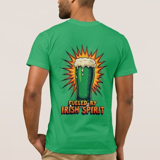 Fueled by Irish Spirit Tシャツ (裏面)