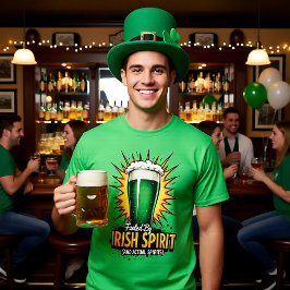 Fueled by Irish Spirit Tシャツ