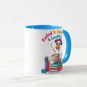 Fueled by Learning Goose Mug – Back to School Fun マグカップ (正面右)