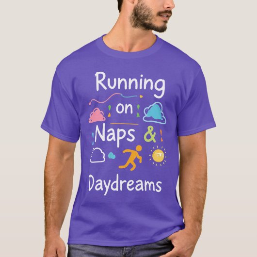 Fueled By Naps, Powered By Dreams - Cozy Aesthetic Tシャツ (正面)