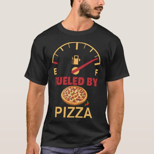 Fueled By Pizza Tシャツ (正面)