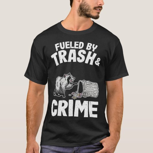 Fueled By Trash And Crime Raccoon 10 Tシャツ (正面)