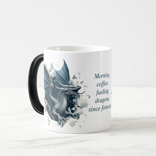 "Fueling Dragons Since Forever" Magic Reveal Mug モーフィングマグカップ (正面左)