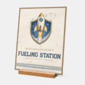 Fueling Station サイン スペース 誕生日  (傾斜)