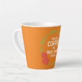 Fuelled By Coffee And Docu Crime Podcast カフェラテマグ (左アングル)